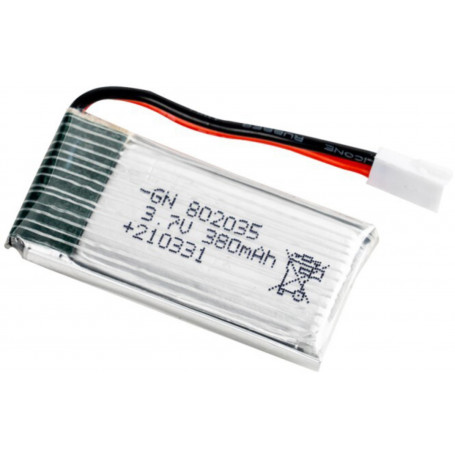 540mm PA-18 3.7V 380mah Battery  (JST plug)