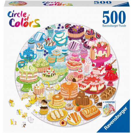 Ravensburger - Circle of col.-Desserts/patr.500p