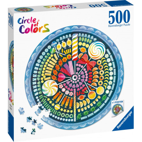 Ravensburger - Circle of Colors-Candy 500p