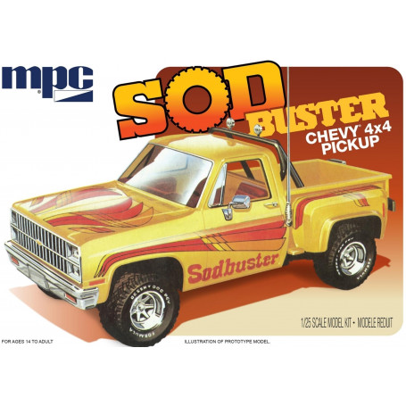 MPC 1:25 1981 Chevy Stepside Pickup Sod