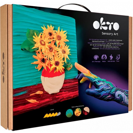 OKTO Clay - Sensory Art Creative Set Sunflowers