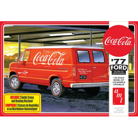 AMT 1:25 77 Ford Van W/Vend Mach (Coca-C