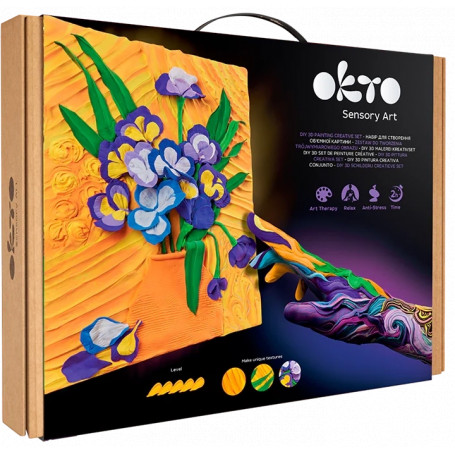 OKTO Clay - Sensory Art Creative Set Irises