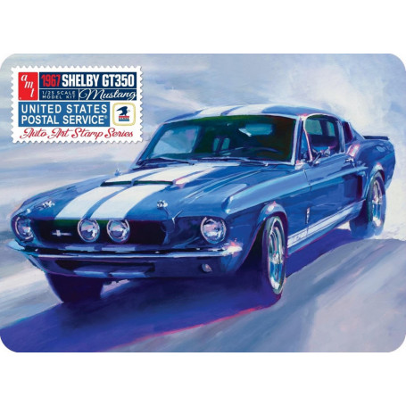 AMT 1:25 1967 Shelby GT350 USPS Stamp Se