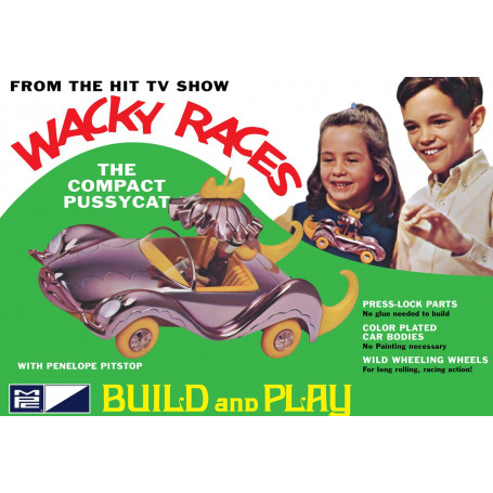 MPC 1:32 Wacky Races Compact Pussycar (S