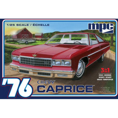 MPC 1:25 1976 Chevy Caprice w/Trailer 2T