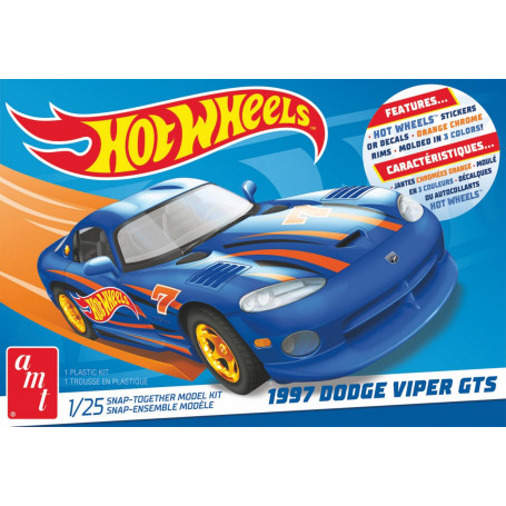 AMT 1:25 Hot Wheels 1997 Dodge Viper GTS