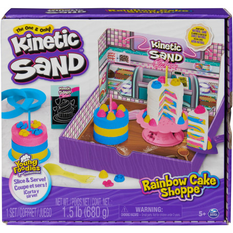 Kinetic Sand Rainbow Cake Shoppe Playset