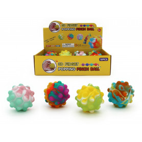 SILICONE FIDGET POP BALL (MULTICOLOURED)