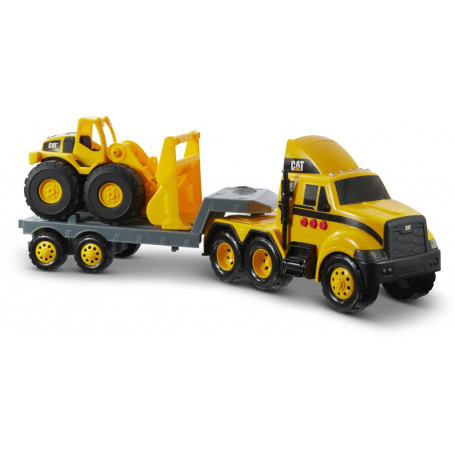 CAT HEAVY MOVERS - FLATBED WITH BULLDOZER