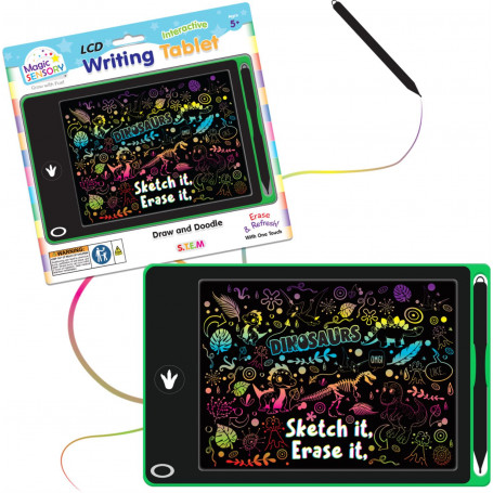 8.5" Interactive LCD Writing Tablet - Green Dino