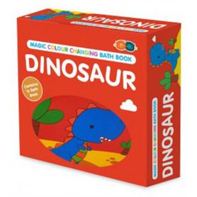 MAGIC COLOUR CHANGING BATH BOOK - DINOSAUR