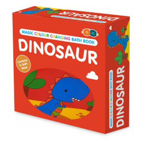 MAGIC COLOUR CHANGING BATH BOOK - DINOSAUR