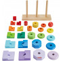 Fisher Price Wood Stacking Shape Sorter