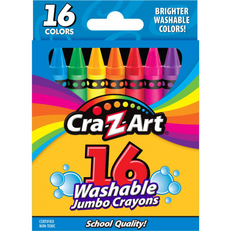 Cra-z-art 16 pce Jumbo Washable Crayon