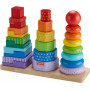 Fisher Price Wood Stacking Shape Sorter