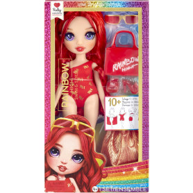 Rainbow High Swim & Style Fashion Doll- Ruby (Red)