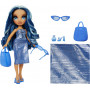 Rainbow High Swim & Style  Fashion Doll- Skyler (Blue)