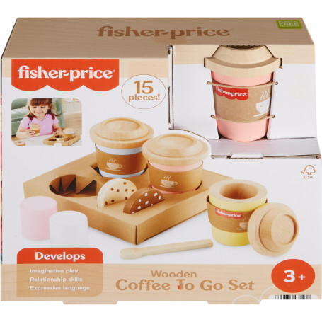 Fisher Price Wood  Babychino Set