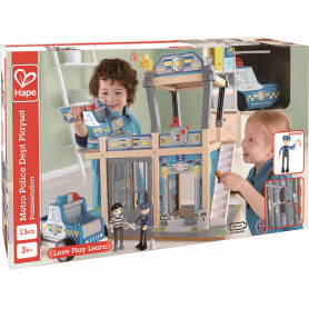 Hape - Metro Police Dept Playset