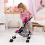 Doll Buggy - Dark Blue with Pink Heats & Unicorn NEW