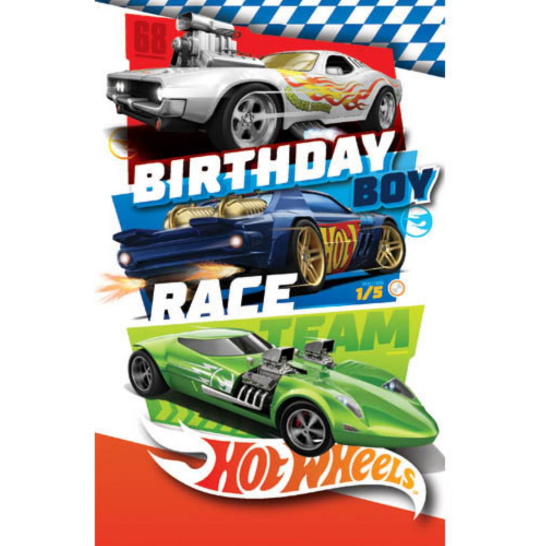 Hot Wheels Birthday Card - Afterpay Available!