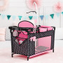 Multi Bed Doll Cot & Integrated High Chair NEW