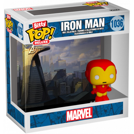 Marvel - Iron Man (Avengers Tower) Bitty Pop! DLX