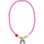 Pink Poppy - Rainbow Necklace and Bracelet Set