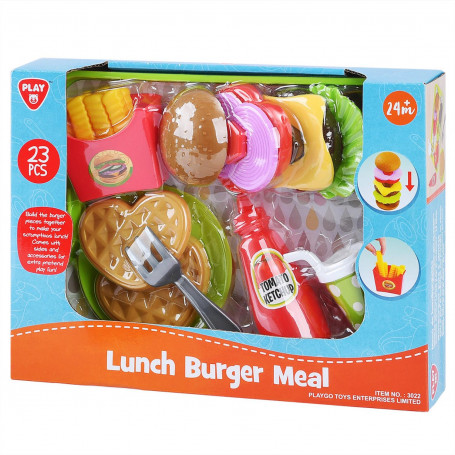 LUNCH BURGER MEAL - 23 PCS