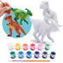 PAINT YOUR OWN - DINOSAURS WORLD - POLYRESIN - 15 PCS