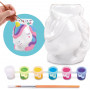 PAINT YOUR OWN - UNICORN CERAMIC POT - 8 PCS