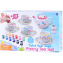 PAINT YOUR OWN - FANCY TEA SET - CERAMIC - 24 PCS