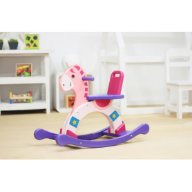 PINK ROCKER HORSE