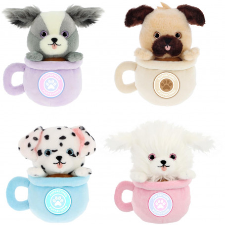 CAFE CUTE PUPPACHINO 15cm Asst