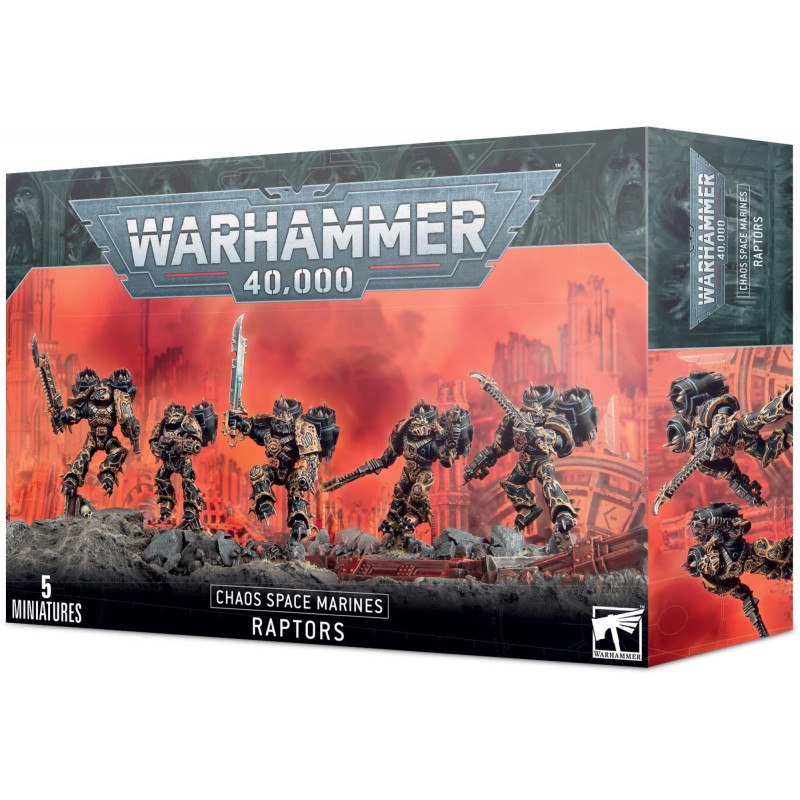 Warhammer 40000 Chaos Space Marines Raptors Vendita Al Dettaglio