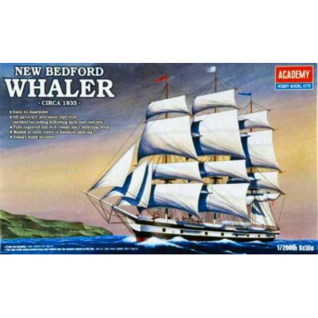 ACADEMY 1/200 SHIP NEW BEDFORD WHALER 1441