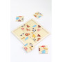 MATCHING PUZZLE ANIMALS 27X27CM