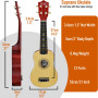 3rd Avenue Soprano Ukulele - Natural