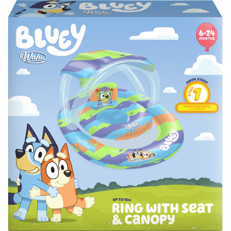 Bluey Ring with Seat & Canopy 6-24mths-15kg (refresh)