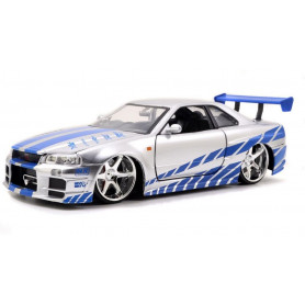 1:32 F&F Brian's Nissan Skyline GT-R Silver - Fast n Furious