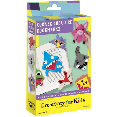 Creativity For Kids-Corner Creature Bookmarks