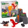 BRIO - Dinosaur Erupting Volcano 5 pieces