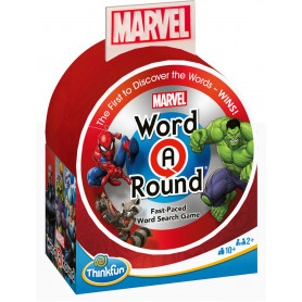 ThinkFun - Word A Round Marvel Edition