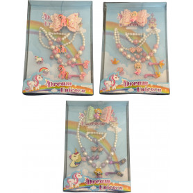 Dream Unicorn Hair Bow and Accessories