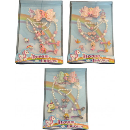 Dream Unicorn Hair Bow and Accessories