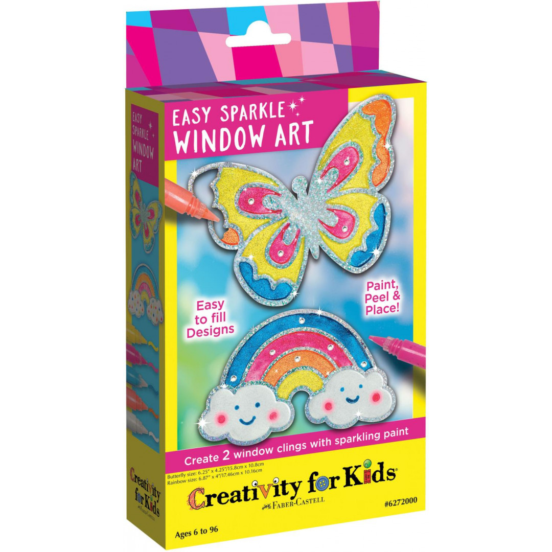 Creativity For KidsEasy Sparkle Window Art Afterpay
