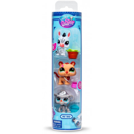 Littlest Pet Shop- Trio in Tube 3 Pack Series 2