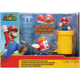 Nintendo Super Mario 2.5" Sparkling Waters Diorama Set