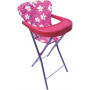 PLAYWORLD DOLL HIGHCHAIR PINK